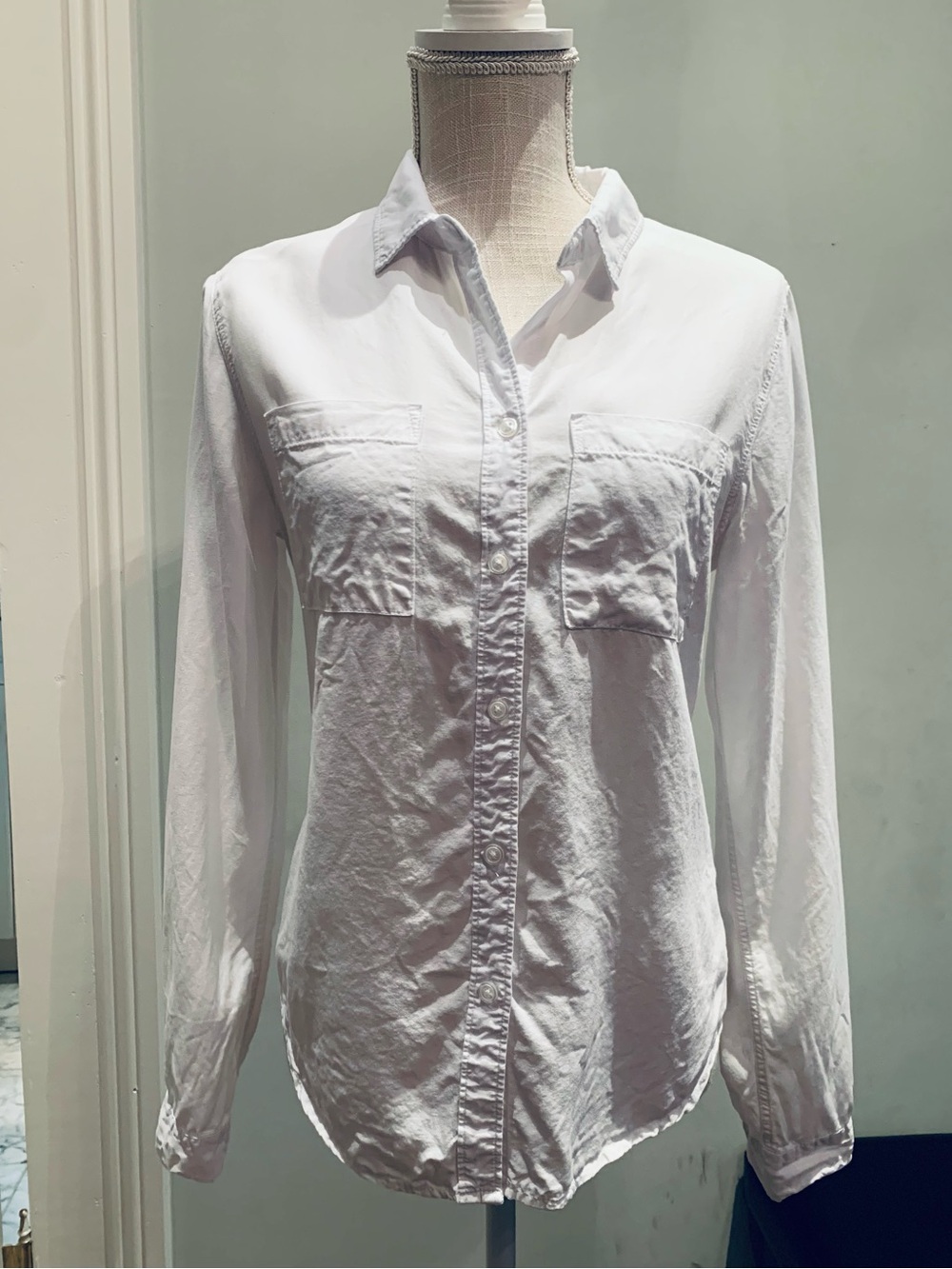 🌹FREE PEOPLE🌹THREAD+SUPPLY GINGER BUTTON DOWN BLOUSE. NWT! - Picture 2 of 12